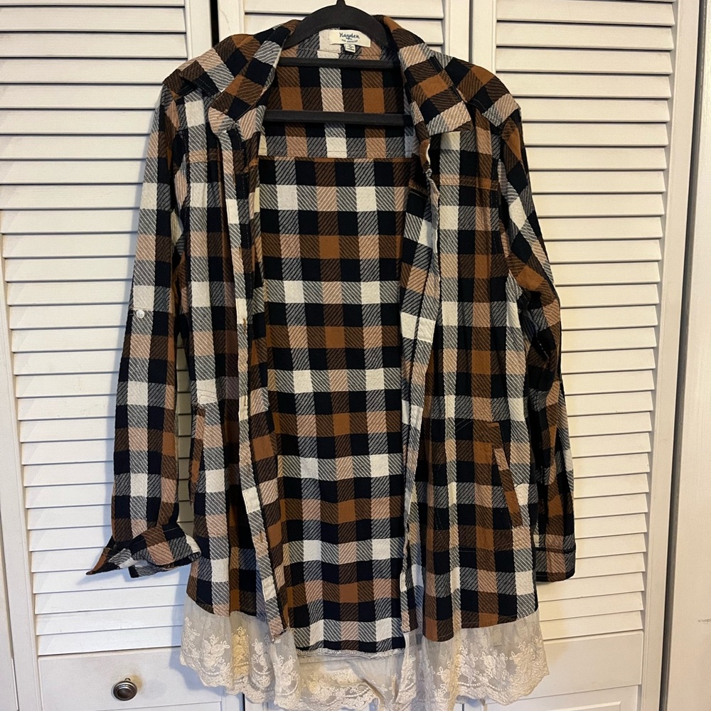 Flannel tunic!